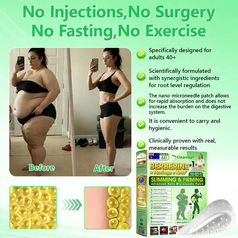 𝐎𝐟𝐟𝐢𝐜𝐢𝐚𝐥 🇦🇺AU 𝐒𝐭𝐨𝐫𝐞 | 🧑‍⚕️𝐂𝐥𝐞𝐚𝐫𝐞𝐧𝐚® 𝐌𝐨𝐫𝐢𝐧𝐠𝐚 · 𝐁𝐞𝐞 𝐯𝐞𝐧𝐨𝐦 · 𝐁𝐞𝐫𝐛𝐞𝐫𝐢𝐧𝐞 × 𝐍𝐀𝐃+ 𝟏𝟎-𝐢𝐧-𝟏 𝐀𝐝𝐯𝐚𝐧𝐜𝐞𝐝 𝐍𝐚𝐧𝐨 𝐌𝐢𝐜𝐫𝐨𝐧𝐞𝐞𝐝𝐥𝐞 𝐏𝐚𝐭𝐜𝐡 — 𝐎𝐧𝐜𝐞 𝐃𝐚𝐢𝐥𝐲, 𝐕𝐢𝐬𝐢𝐛𝐥𝐞 𝐑𝐞𝐬𝐮𝐥𝐭𝐬 𝐢𝐧 𝟕 𝐃𝐚𝐲𝐬 (obesity, ｌｏｏｓｅｓｋｉｎ,diabetes, sleep apnea, joint issues, and more For)