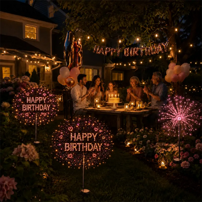 Topacme® Outdoor Solar-Powered Moving Firework Lights🎇