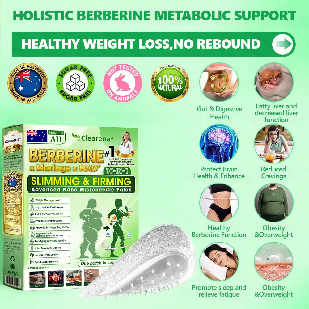𝐎𝐟𝐟𝐢𝐜𝐢𝐚𝐥 🇦🇺AU 𝐒𝐭𝐨𝐫𝐞 | 🧑‍⚕️𝐂𝐥𝐞𝐚𝐫𝐞𝐧𝐚® 𝐌𝐨𝐫𝐢𝐧𝐠𝐚 · 𝐁𝐞𝐞 𝐯𝐞𝐧𝐨𝐦 · 𝐁𝐞𝐫𝐛𝐞𝐫𝐢𝐧𝐞 × 𝐍𝐀𝐃+ 𝟏𝟎-𝐢𝐧-𝟏 𝐀𝐝𝐯𝐚𝐧𝐜𝐞𝐝 𝐍𝐚𝐧𝐨 𝐌𝐢𝐜𝐫𝐨𝐧𝐞𝐞𝐝𝐥𝐞 𝐏𝐚𝐭𝐜𝐡 — 𝐎𝐧𝐜𝐞 𝐃𝐚𝐢𝐥𝐲, 𝐕𝐢𝐬𝐢𝐛𝐥𝐞 𝐑𝐞𝐬𝐮𝐥𝐭𝐬 𝐢𝐧 𝟕 𝐃𝐚𝐲𝐬 (obesity, ｌｏｏｓｅｓｋｉｎ,diabetes, sleep apnea, joint issues, and more For)