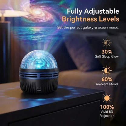 Topacme® 360° Night Light Projector - Smart Holographic Star Projector🌌✨
